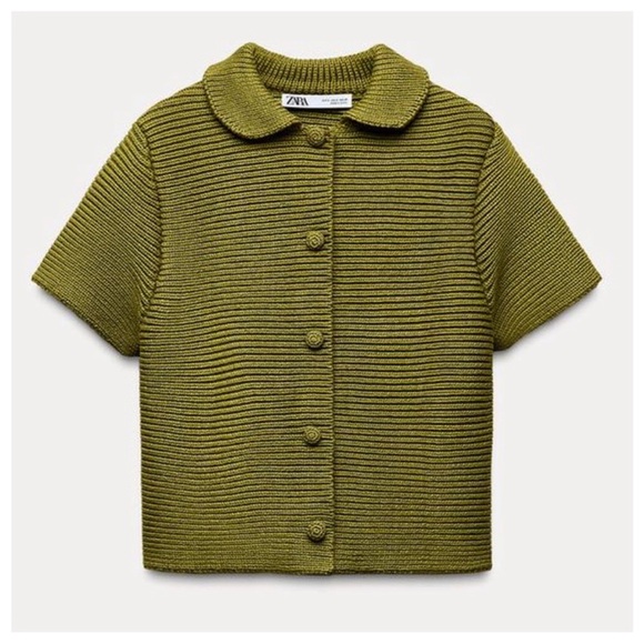 Zara Sweaters - Zara Green Sweater - S
